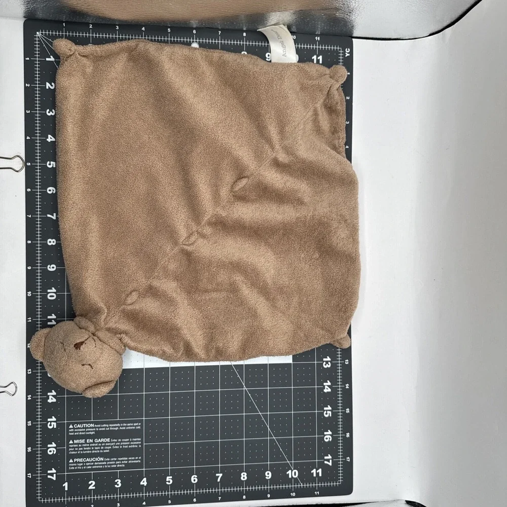 Angel Dear Brown Teddy Bear Lovey Security Blanket Soft Stuffed Baby‎ Toy